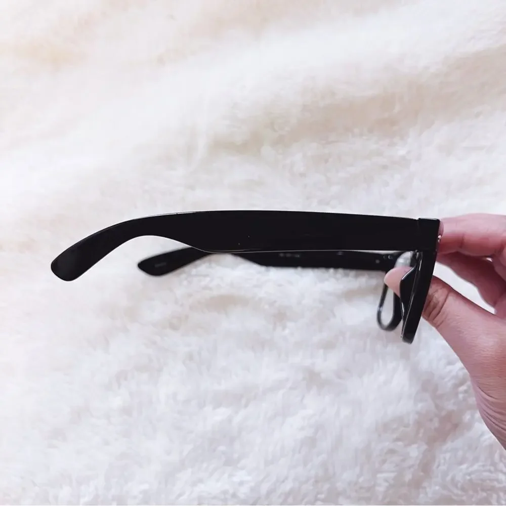 Tyler Black Rectangular Reader Glasses - Picture 10 of 11